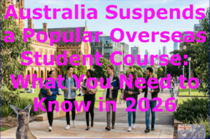 Australia Suspends a Popular Overseas Student Course: What You Need to Know in 2026
