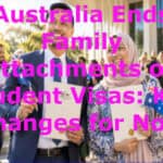 Australia Ends Family Attachments on Student Visas: Key Changes for Now